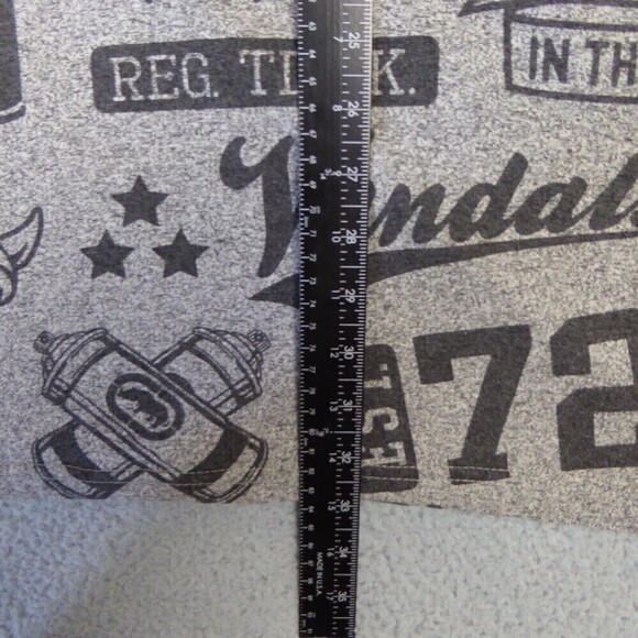 Ecko Unltd Shirt Men's 4XL Gray White Short Sleeve Streetwear Casual AOP - Picture 9 of 12